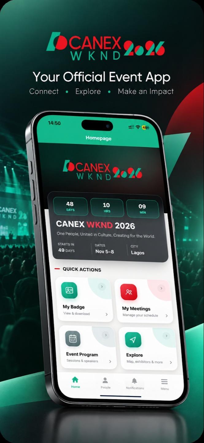 CANEX WKND 2026 mobile app screen 3