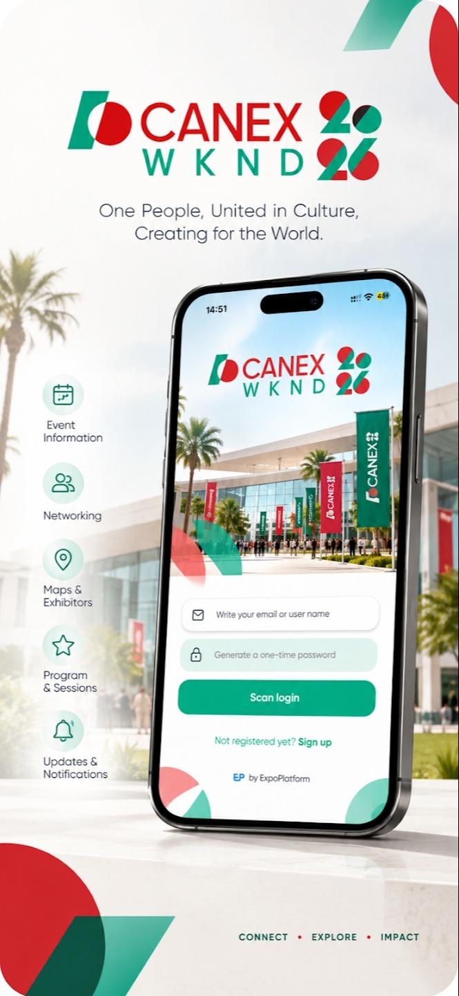 CANEX WKND 2026 mobile app screen 1