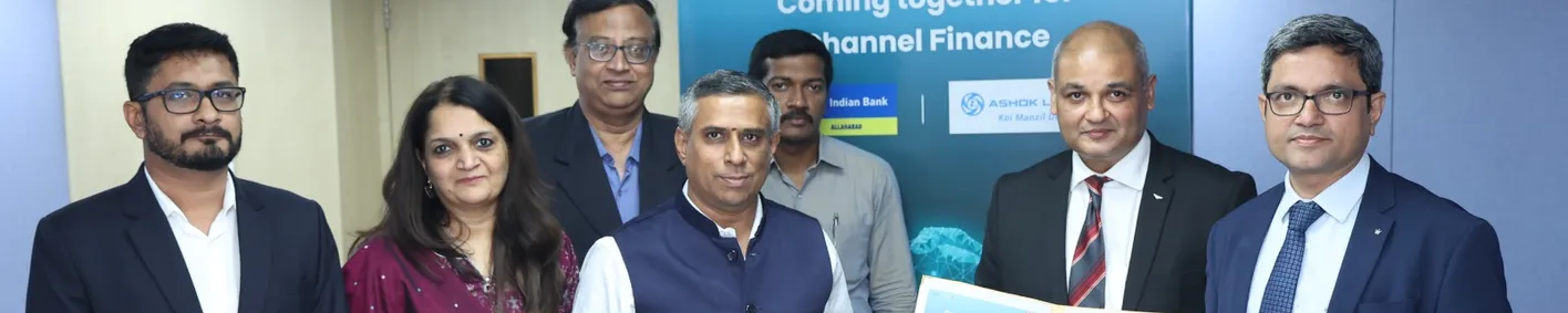 Ashok Leyland partners with Indian Bank to provide channel finance facilities for M&HCV dealers Ashok Leyland partners with Indian Bank to provide channel finance facilities for M&HCV dealers