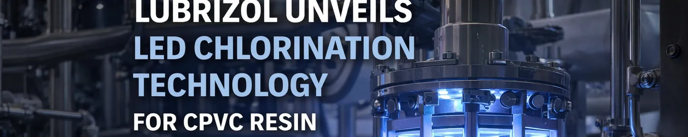 Lubrizol Introduces LED Chlorination Technology to Improve CPVC Resin Manufacturing Lubrizol Introduces LED Chlorination Technology to Improve CPVC Resin Manufacturing