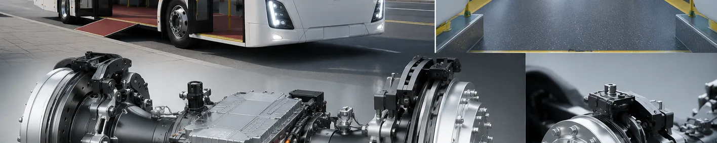 El eje motriz con motor lateral EA2100p 14T impulsa diseños de autobuses eléctricos shuttle de piso bajo El eje motriz con motor lateral EA2100p 14T impulsa diseños de autobuses eléctricos shuttle de piso bajo