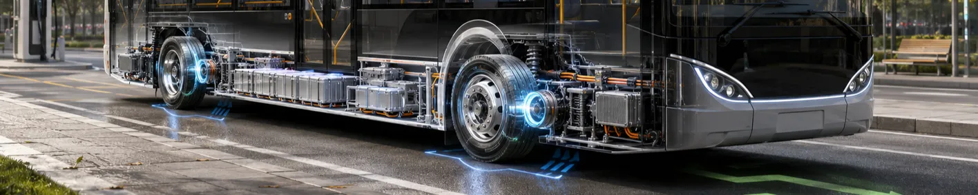 El eje con motor lateral de rueda EA2100N se dirige a aplicaciones de autobuses eléctricos de piso bajo El eje con motor lateral de rueda EA2100N se dirige a aplicaciones de autobuses eléctricos de piso bajo