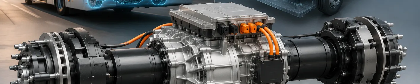 Los ejes eléctricos integrados permiten arquitecturas más flexibles para autobuses eléctricos Los ejes eléctricos integrados permiten arquitecturas más flexibles para autobuses eléctricos