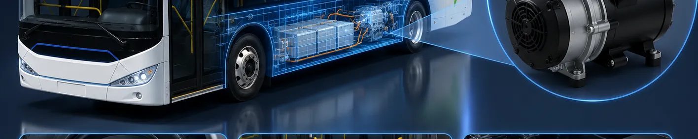 Por qué los compresores de aire de pistón sin aceite están ganando terreno en los autobuses eléctricos Por qué los compresores de aire de pistón sin aceite están ganando terreno en los autobuses eléctricos