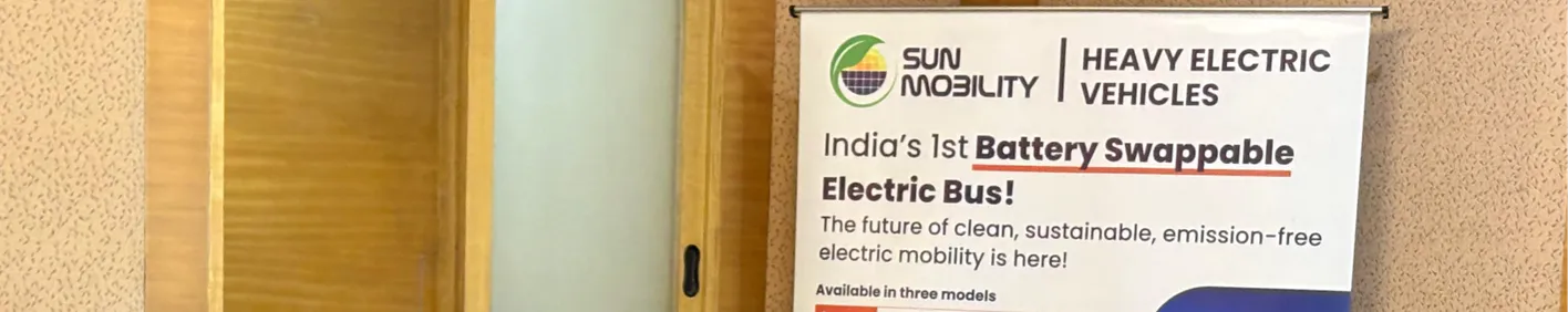 SUN Mobility conducts workshop on battery swapping for Heavy EVs for bus operators in Chennai SUN Mobility conducts workshop on battery swapping for Heavy EVs for bus operators in Chennai