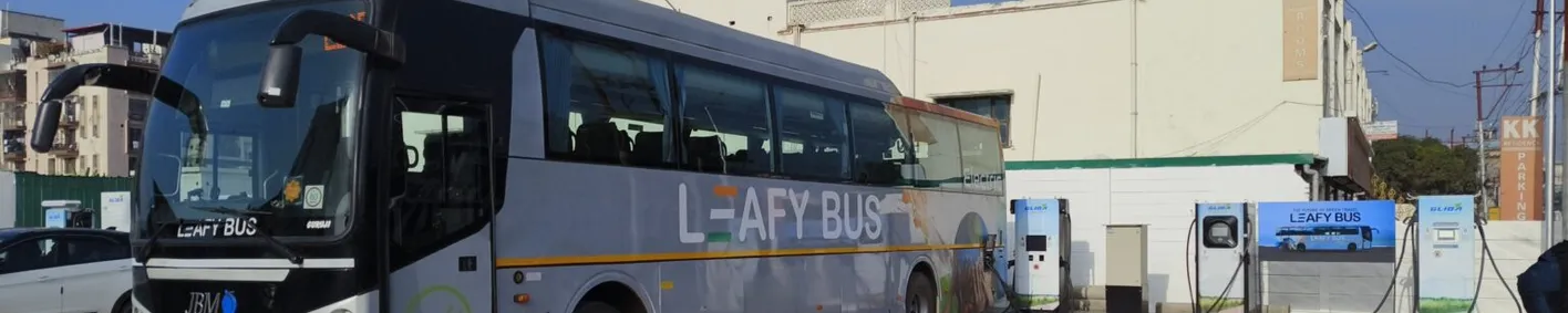 Leafybus sets new benchmark with 900 Kms daily utilisation using advanced fast charging Leafybus sets new benchmark with 900 Kms daily utilisation using advanced fast charging