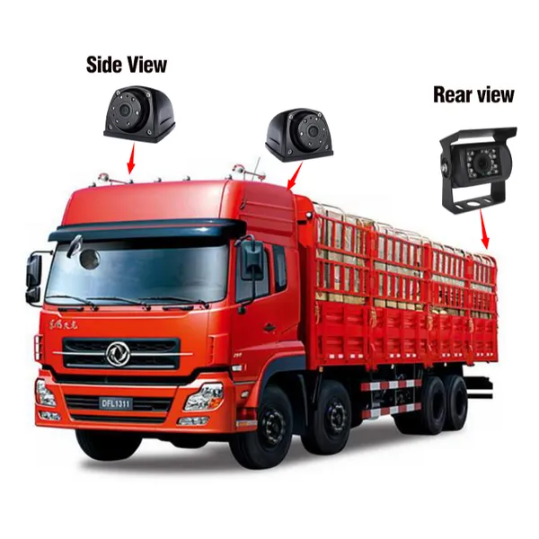 Tank Lorry Camera Passed E-Mark 1080P Waterproof Truck Back Up Camera With Night Vision
