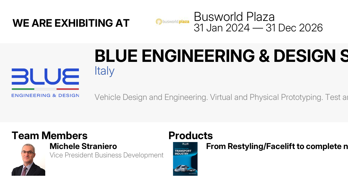 BLUE ENGINEERING & DESIGN SRL