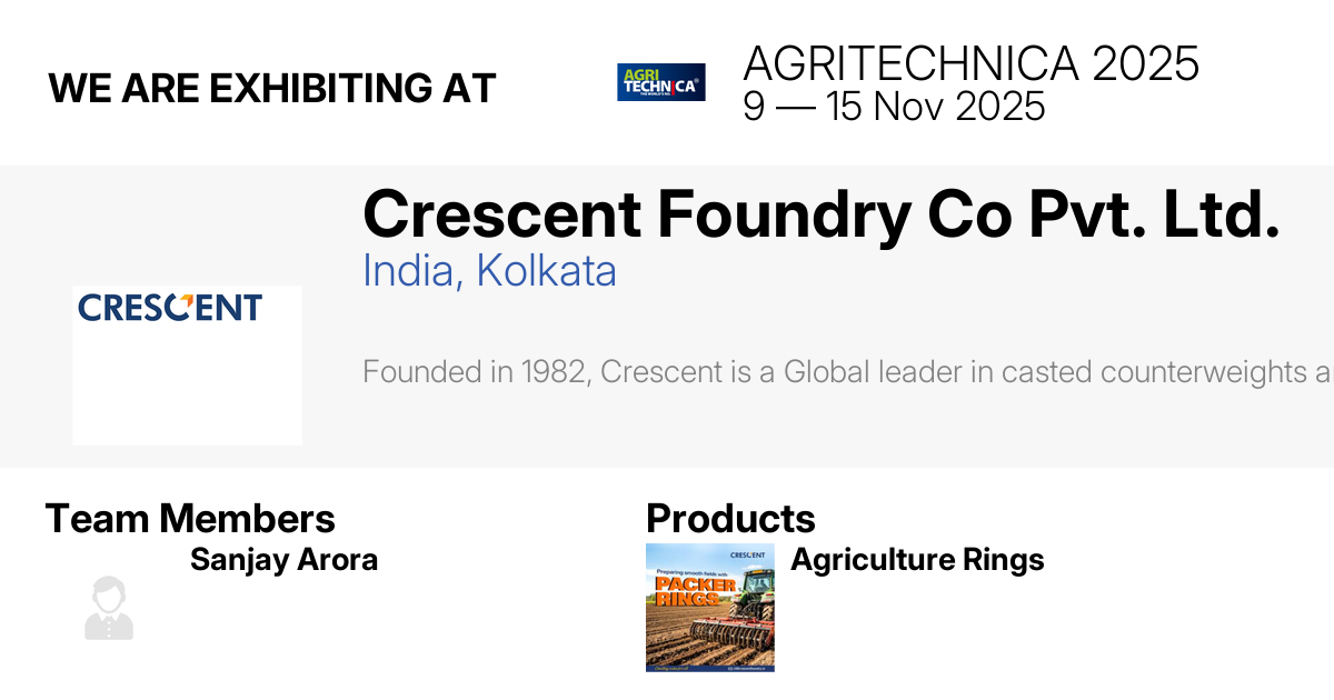Crescent Foundry Co Pvt. Ltd.