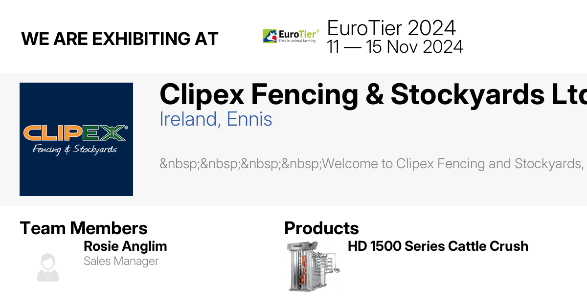 Clipex Fencing & Stockyards Ltd.