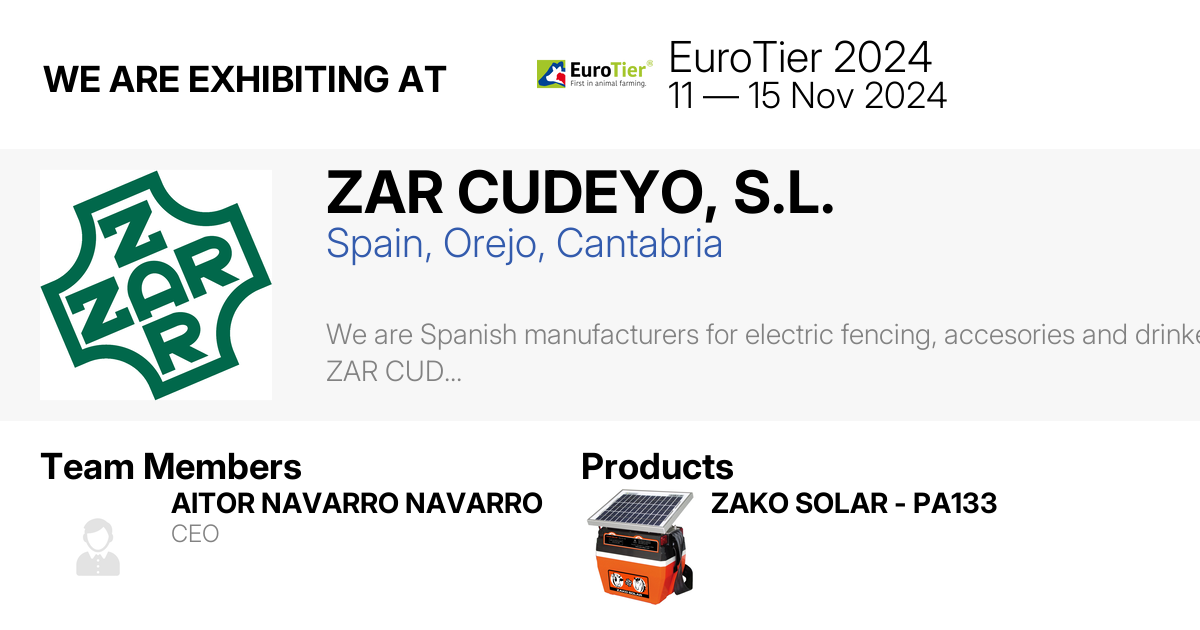 ZAR CUDEYO, S.L.