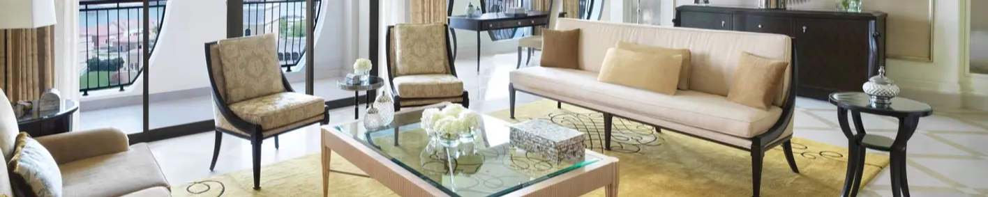 AA CORPORATION PROVIDES LOOSE FURNITURE FOR RITZ-CARLTON ABU DHABI RESORT AA CORPORATION PROVIDES LOOSE FURNITURE FOR RITZ-CARLTON ABU DHABI RESORT