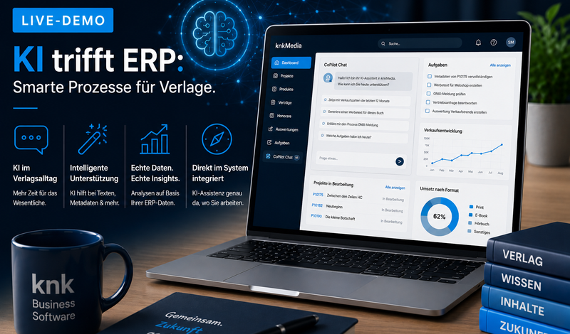 KI trifft ERP: Smarte Prozesse für Verlage 2 - Live-Demo