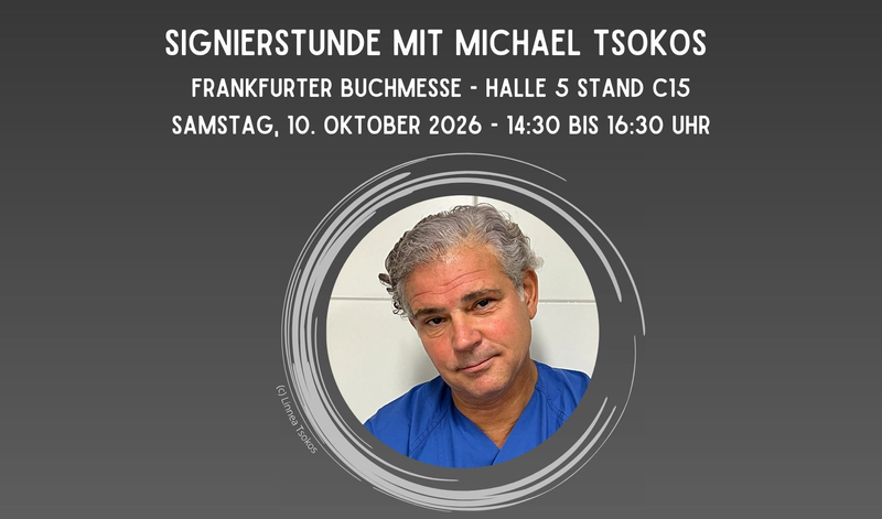 Signierstunde mit Michael Tsokos auf der Frankfurter Buchmesse
