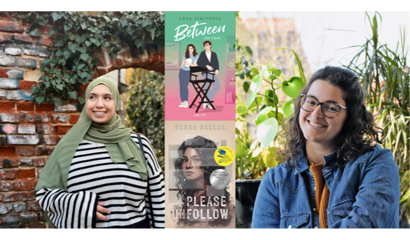 Basma Hallak und Anna Dimitrova signieren "Please unfollow" und "Between the Lines"