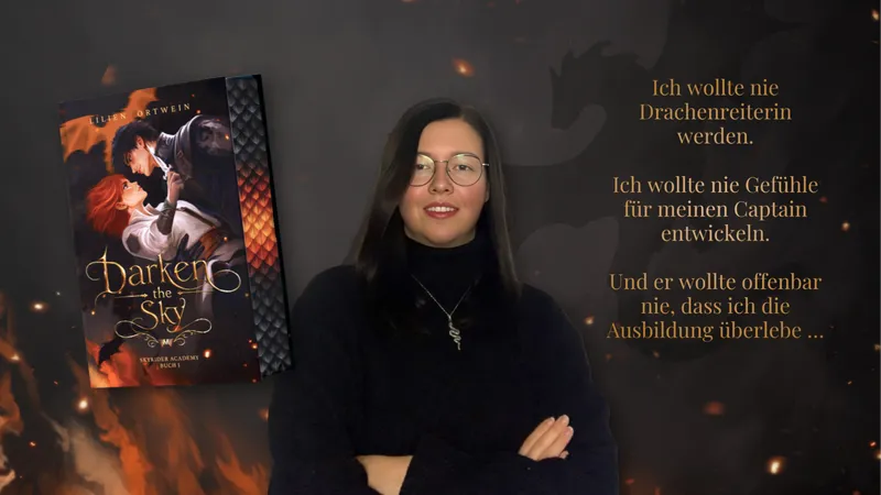 Lilien Ortwein signiert „Darken the Sky – Skyrider Academy 1”