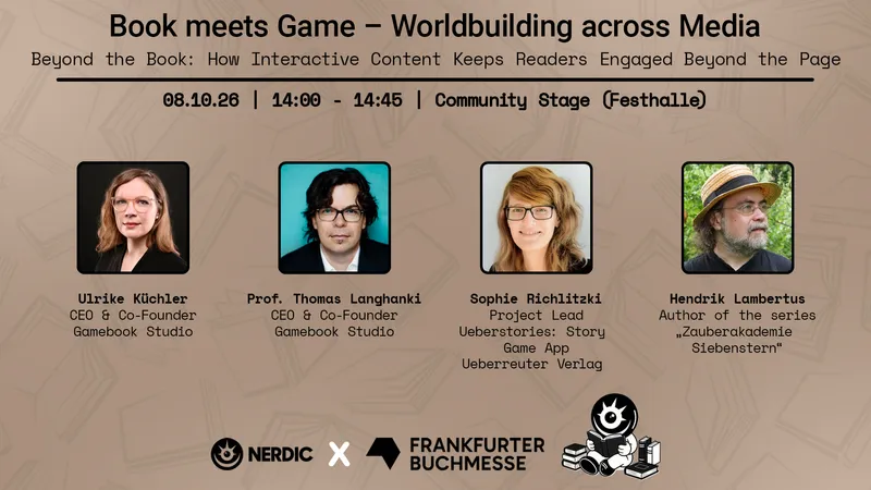 Interactive Talk // Beyond the Book: How Interactive Content Keeps Readers Engaged Beyond the Page