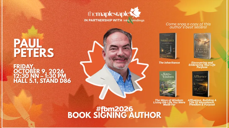 FBM26 Book Signing Session with Paul Peters | The Maple Staple