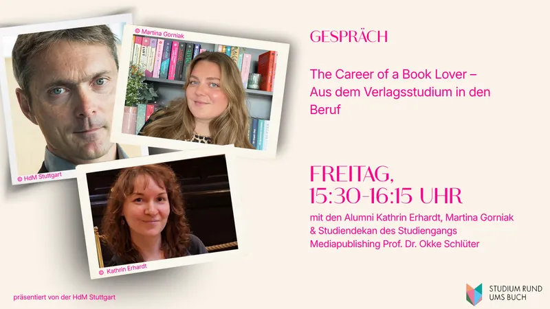 The Career of a Book Lover – Aus dem Verlagsstudium in den Beruf