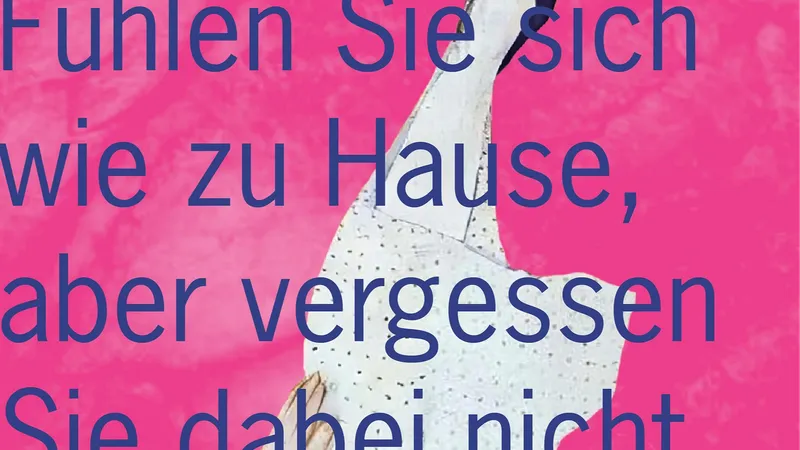 Anna Schapiro liest aus »Fühlen Sie sich wie zu Hause, aber vergessen Sie dabei nicht, dass Sie zu Gast sind«