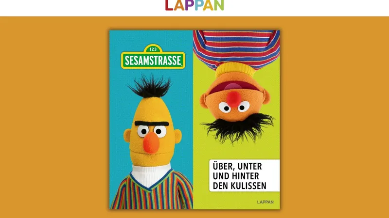 Martin Reinl und Julian Schlichting vom Podcast Puppkultur präsentieren „Die Sesamstraße – Der Bildband“