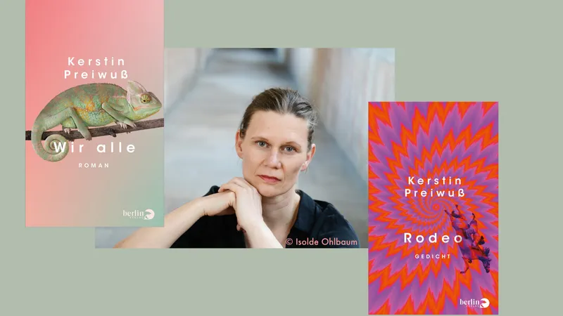 Kerstin Preiwuß präsentiert ihre Bücher in Frankfurt bei "Open Books"