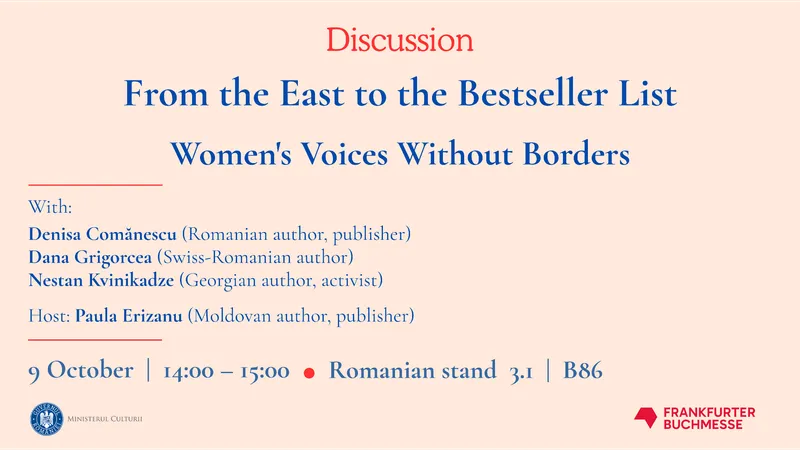 From the East to the Bestseller List: Women's Voices Without Borders