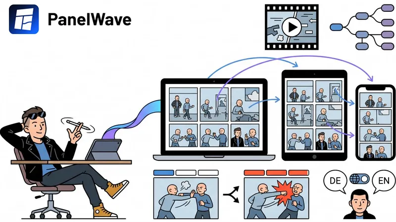Das PanelWave JSON-Format für dynamische Graphic Novels der nächsten Generation
