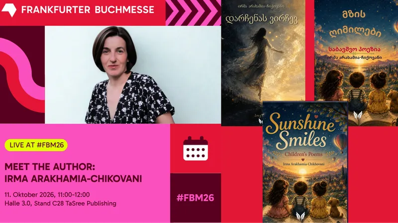 Meet the Author: Irma Arakhamia-Chikovani — Poetry for Children and Adults