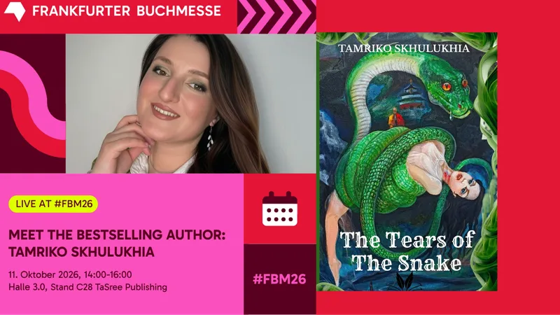 Meet the Author: Tamriko Skhulukhia — Discover The Tears of the Snake
