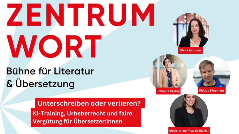 Unterschreiben oder verlieren? KI-Training, Urheberrecht und faire Vergütung für Übersetzer:innen