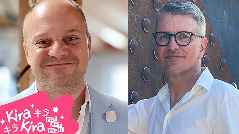 Synchron-Signierstunde: Dominik Auer und Frank Schaff