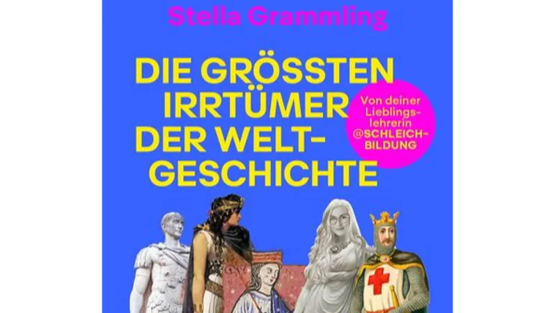 Stella Grammling signiert ihr Buch: Die größten Irrtümer der Weltgeschichte