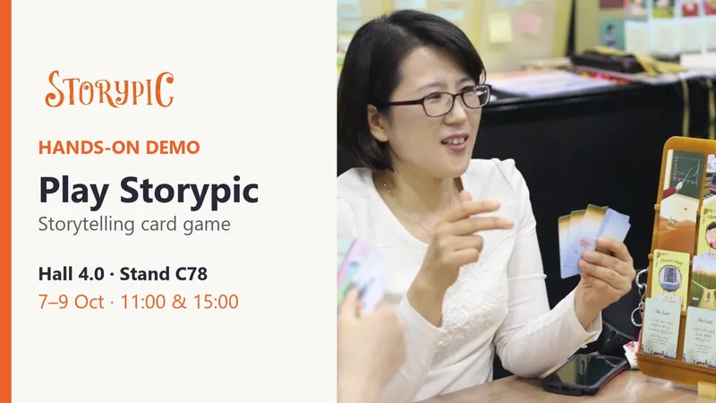 Play Storypic: Hands-on Storytelling Card Game Demo