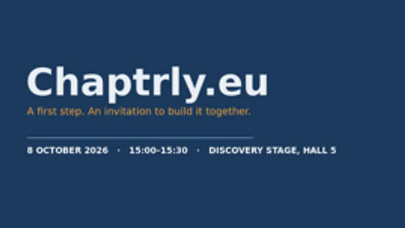 Chaptrly.eu Launch: A Call to Build Europe's Publishing Innovation Platform Together