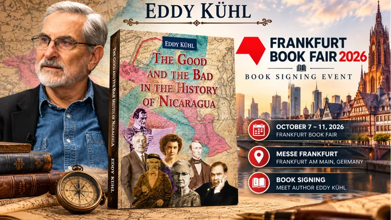 Meet the Author - THE GOOD AND THE BAD IN THE HISTORY OF NICARAGUA by Eddy Kuhl