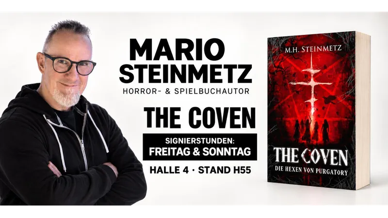 Signierstunde mit Horror & Spielbuchautor Mario Steinmetz