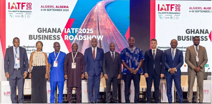 AfCFTA SG and Afreximbank Economist at Ghana IATF2025 Roadshow
