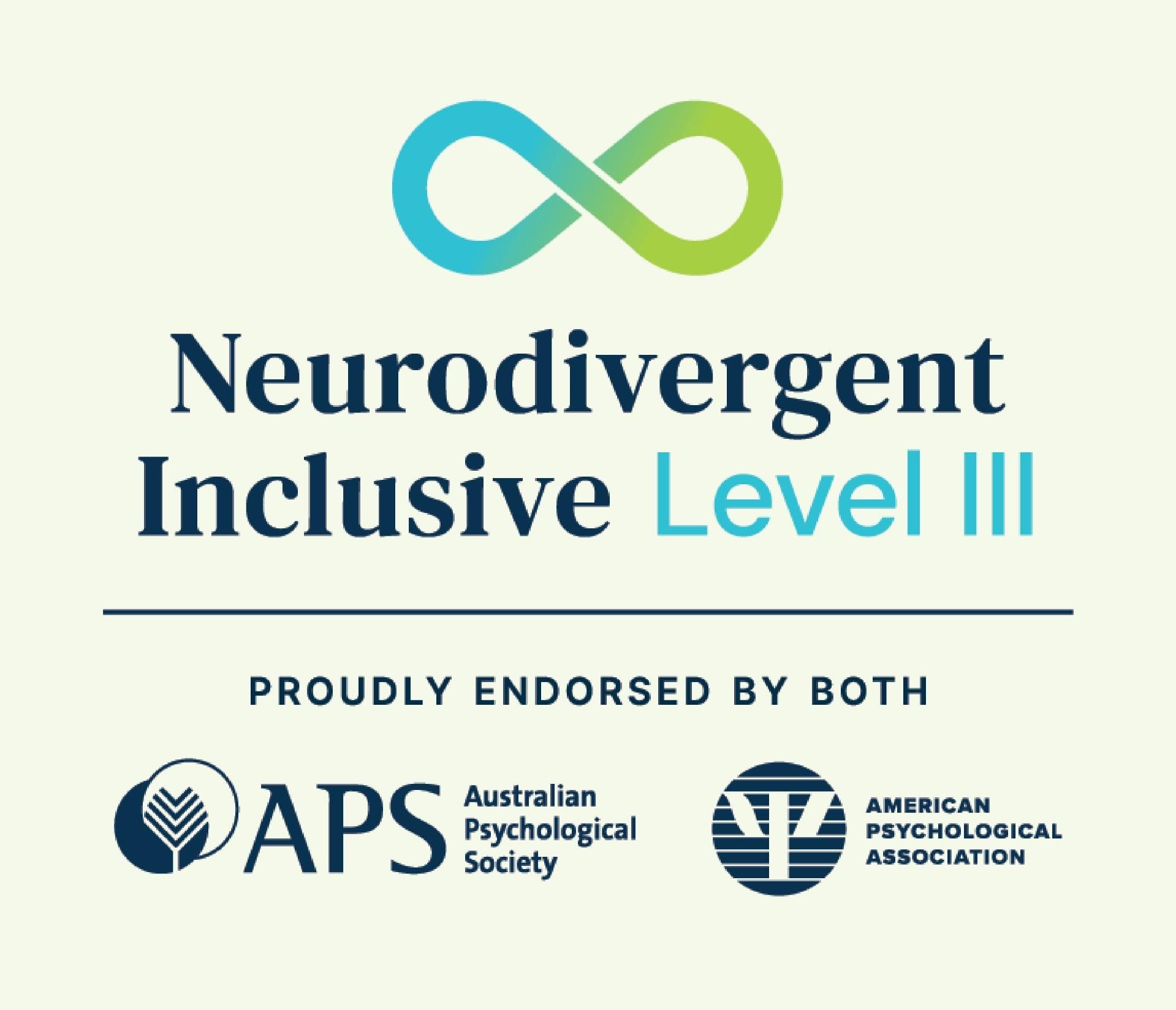 Level III Comprehensive Neurodivergent Inclusive certification logo 