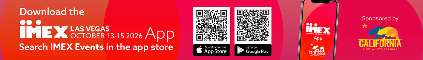 IMEX branded banner promoting the IMEX app, click to go to the app page