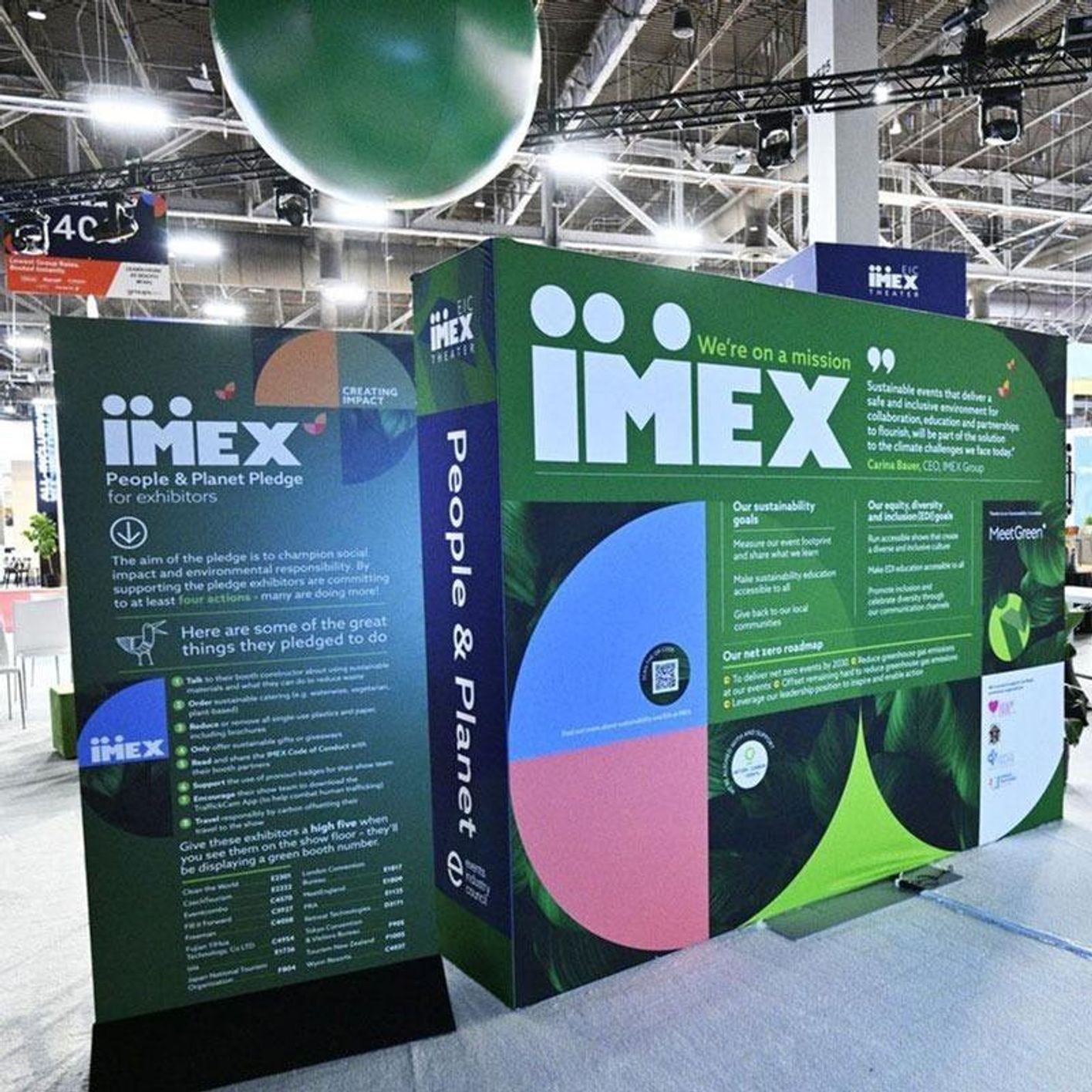IMEX America education board at the Inspiration Hub