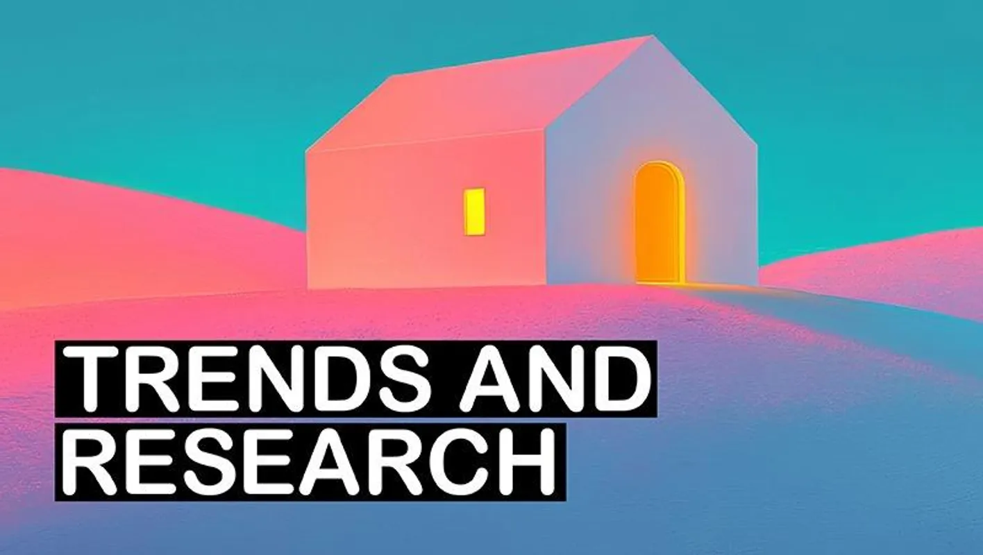 Abstract single house on hill with lights on