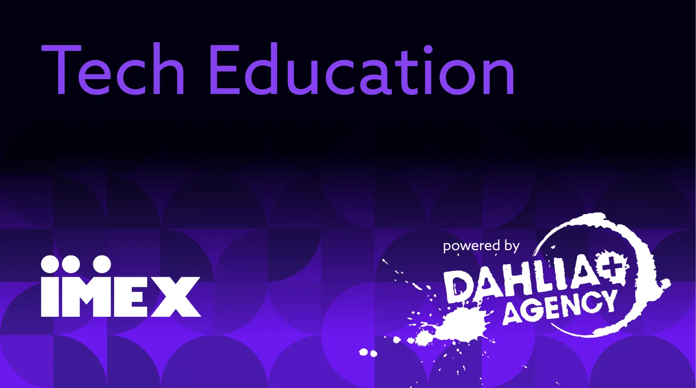 Branded graphic highlighting tech education location 