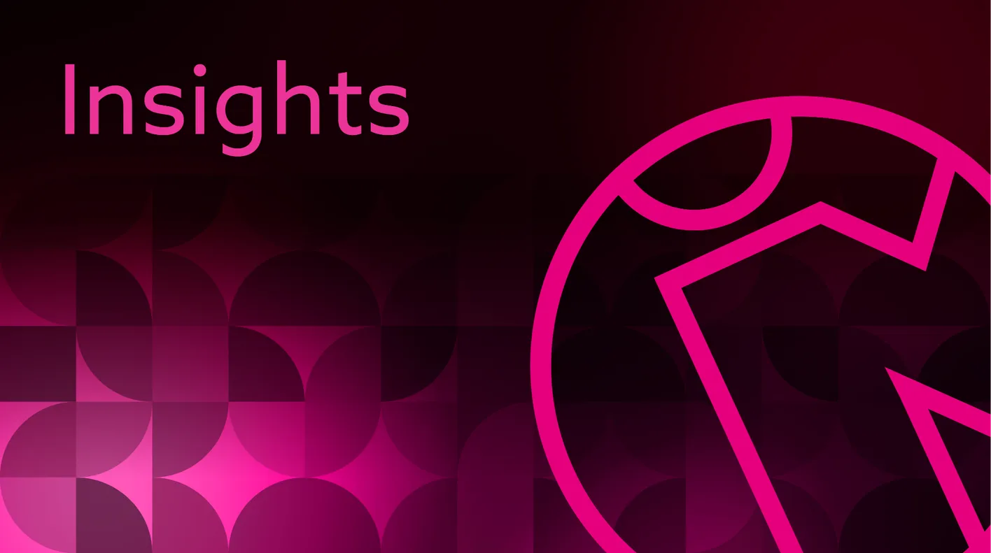 Branded graphic highlighting insights location 