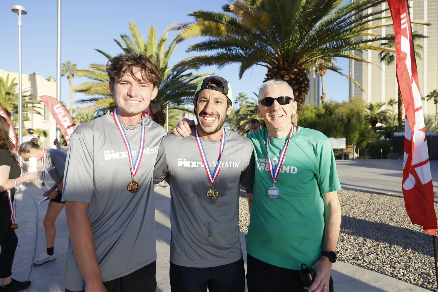Male winners at the IMEXrun 2025