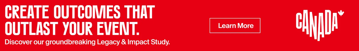 Canada branded web banner promoting their groundbreaking legacy and impact study.