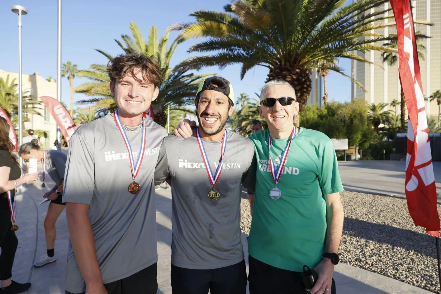 Male winners at the IMEXrun 2025