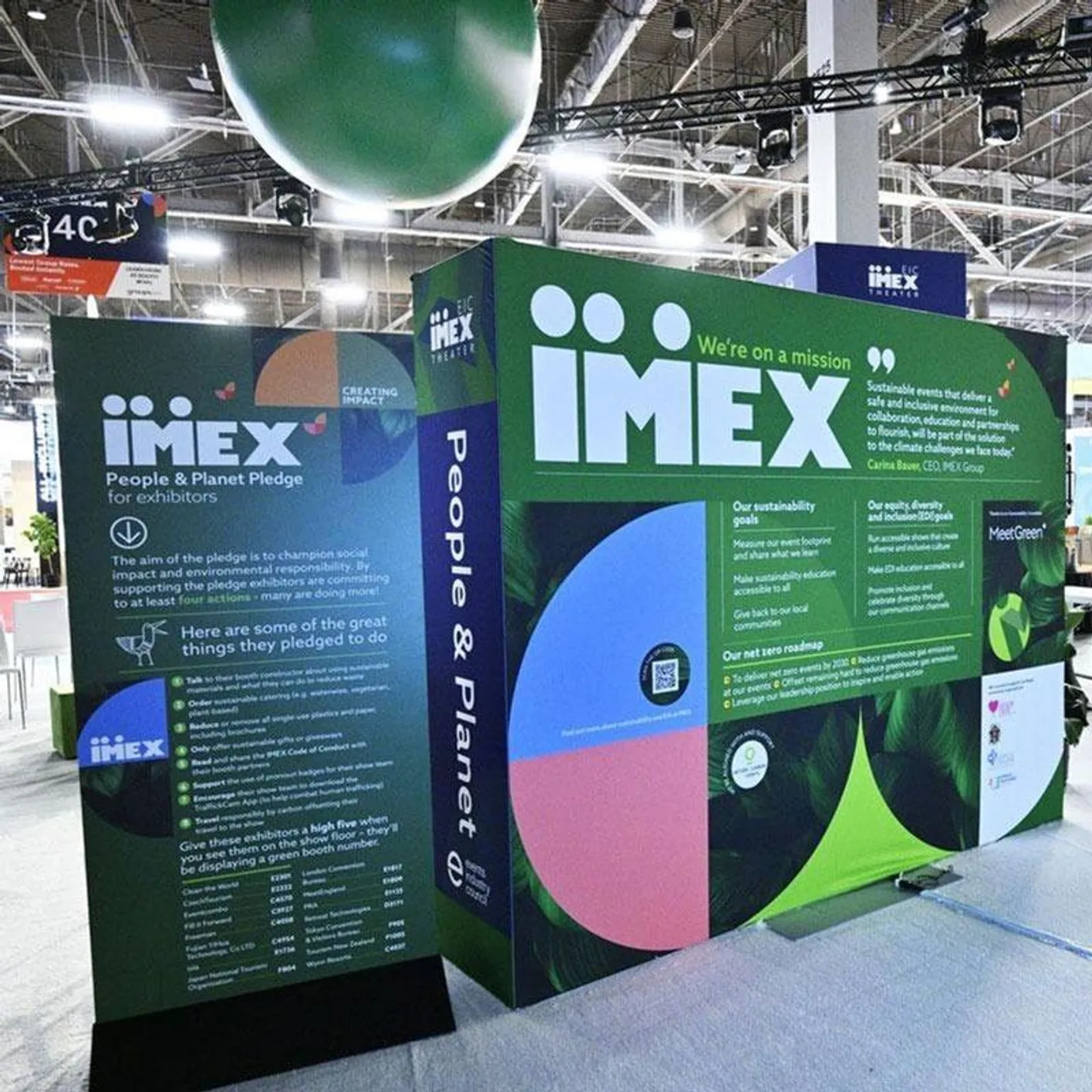 IMEX America education board at the Inspiration Hub