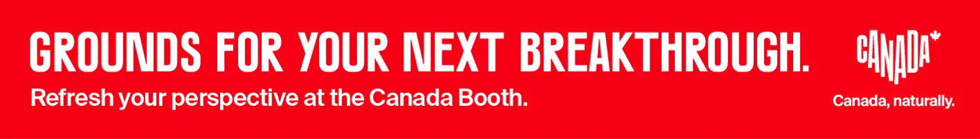 Canada web banner promoting their booth at IMEX