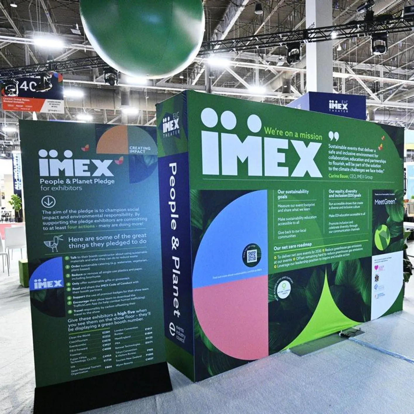 IMEX America education board at the Inspiration Hub